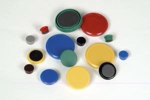 854/40 Magnets, mixed colours, 100 pcs