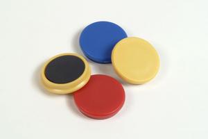 853/32 Magnets, yellow, 10 pcs